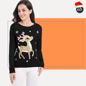 Christmas Sweater Tunic Knit Sweaters